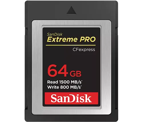 כרטיס זכרון מקצועי SanDisk Extreme Pro CFexpress Card Type B 64GB