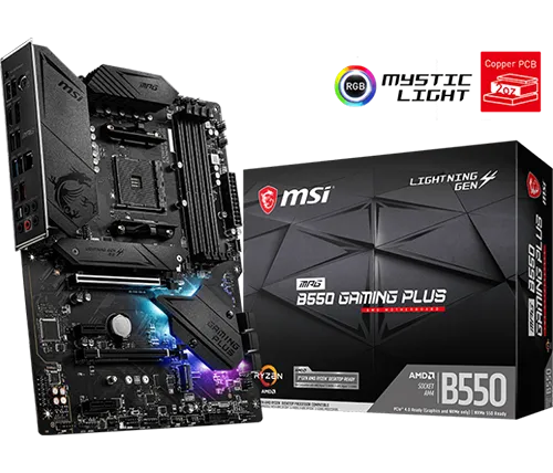 לוח אם MSI MPG B550 Gaming Plus DDR4 ATX AMD