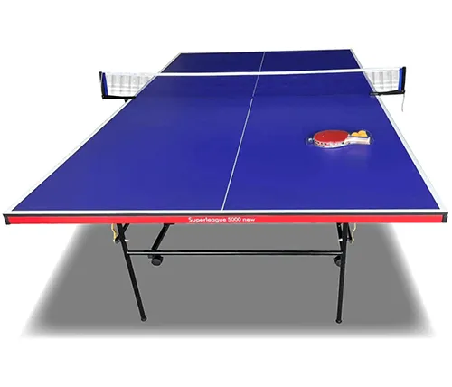 שולחן טניס פנים Superleague TT 5000 New סופרליג כולל רשת מקצועית, זוג מחבטים ו-3 כדורי משחק - משלוח חינם
