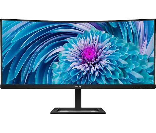 מסך רחב קעור 34 אינץ Philips 346E2CUAE UltraWide UWQHD 100Hz USB-C 65W