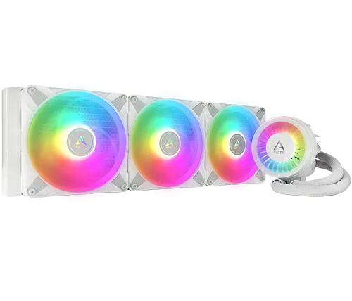 מציאון - קירור נוזלי למעבד Arctic Liquid Freezer III 420 A-RGB 420mm בצבע לבן - מוחדש