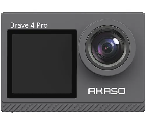 מציאון - מצלמת אקסטרים אקאסו Akaso Brave 4 Pro 4K כוללת 2 מסכים עם ערכת נלווים רחבה מוחדש