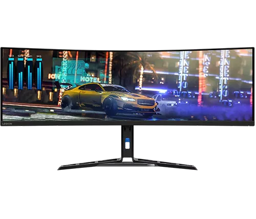 מסך מחשב גיימינג קעור 44.5 אינץ Lenovo Legion R45w-30 170Hz Dual QHD DisplayHDR 400 USB-C 75W