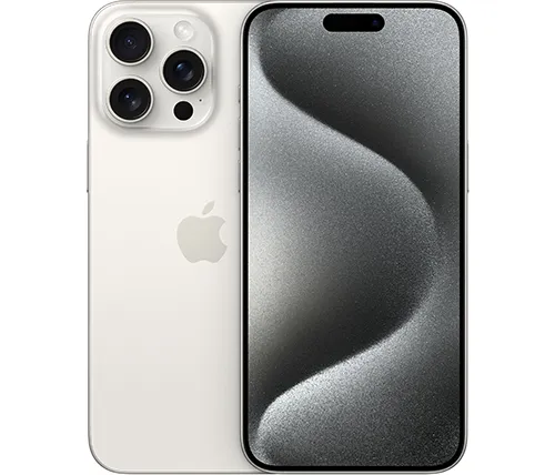 מציאון - אייפון Apple iPhone 15 Pro Max 256GB בצבע White Titanium מוחדש