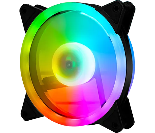 מאוורר למארז 14 ס''מ Ivory Gaming G140 בצבע שחור עם ARGB