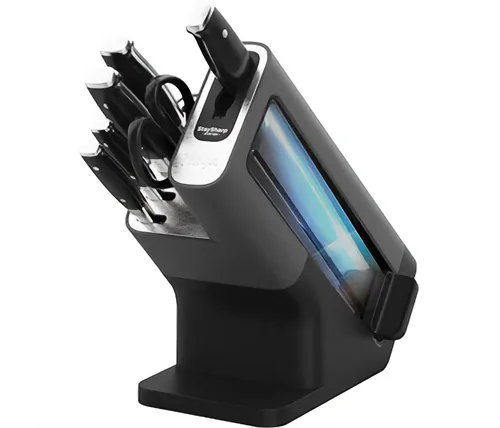 ערכת 6 סכינים Ninja Foodi StaySharp K32006 עם מתקן אחסון ומשחיז מובנה