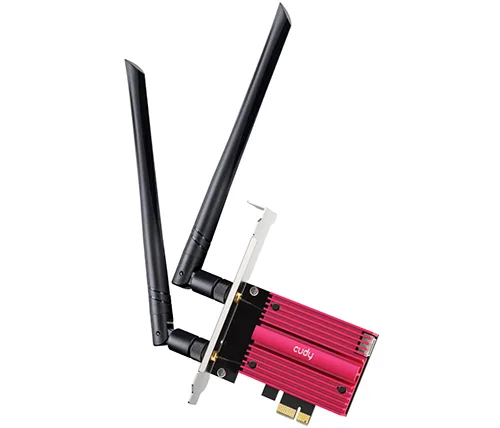 מתאם רשת Cudy WE3000S AX5400 Tri-Band Wi-Fi 6E PCIe