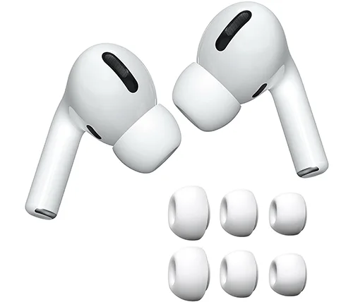 מתאמי סיליקון לאוזניות Apple AirPods Pro במידות S, M, L 