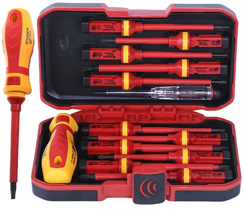 סט מברגים עם בידוד 13 חלקים VDE בקופסא IVORY TOOLS