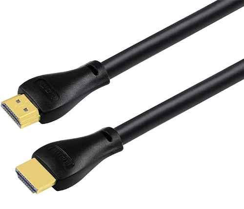 כבל מסך HDMI ל- HDMI תומך 4K באורך כ- 15 מטר Ivory Connect בצבע שחור