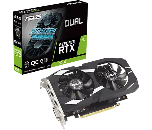 כרטיס מסך ASUS Dual GeForce RTX 3050 OC Edition 6GB GDDR6