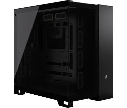 מארז מחשב Corsair 6500X Mid-Tower Dual Chamber בצבע שחור