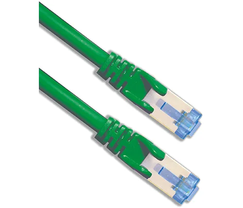 כבל רשת ישיר Ivory Connect CAT6A באורך כ-0.5 מטר בצבע ירוק