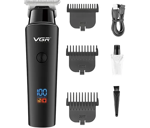 מכונת תספורת חשמלית נטענת VGR V-937 לשיער ולעיצוב הזקן