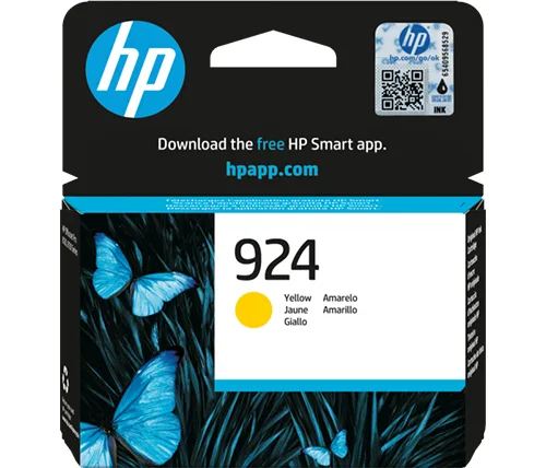 ראש דיו צהוב מקורי HP 924 4K0U4NE
