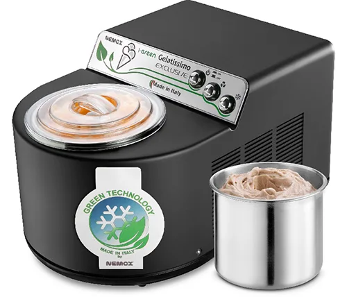 מכונה להכנת גלידה Nemox Gelatissimo Exclusive i-Green בצבע שחור – משלוח חינם