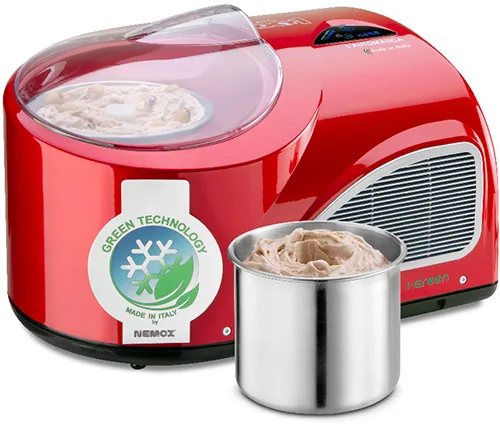 מכונה להכנת גלידה Nemox Gelato NXT1 l'automatica i-Green בצבע אדום – משלוח חינם