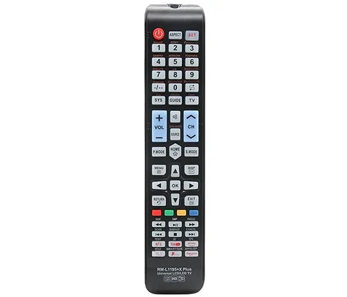 שלט אוניברסלי טלוויזיה IV-RM-L1195 - מתאים גם לטלוויזיה רגילה/חכמה - כולל כפתורי Netflix ו- Youtube