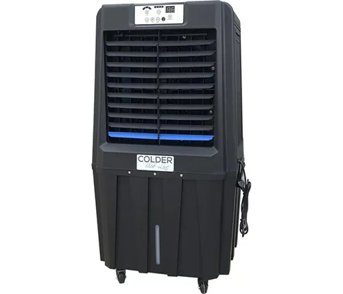 מצנן אוויר נייד עם שלט Colder Blue Line בצבע שחור – משלוח חינם