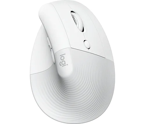 עכבר אלחוטי Logitech Lift For Mac Wireless Bluetooth בצבע לבן