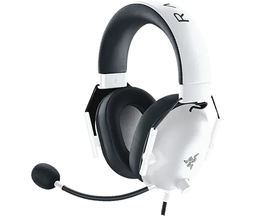 אוזניות גיימינג עם מיקרופון Razer BlackShark V2 X בצבע לבן