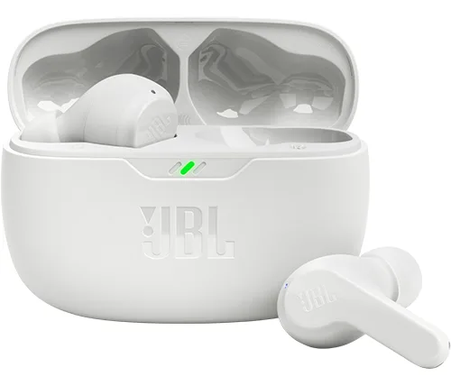 אוזניות JBL אלחוטיות Wave Beam TWS בצבע לבן