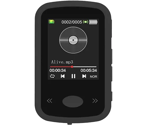 נגן MP3 בנפח 32GB כולל הקלטה ותפריט עברית בצבע שחור Ivory Sound IVS-S65BT