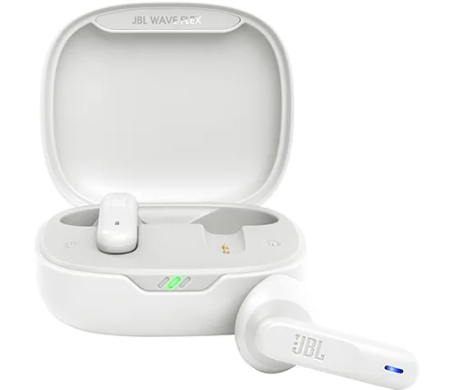 אוזניות JBL אלחוטיות Wave Flex TWS בצבע לבן