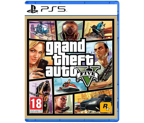 משחק לפלייסטיישן 5 –  ג'י-טי-איי וי Grand Theft Auto V PS5