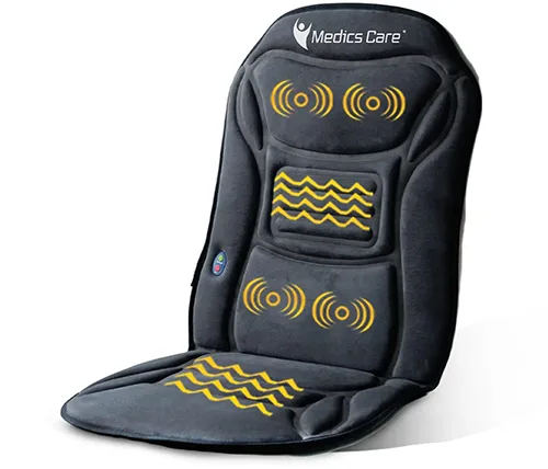 מושב עיסוי חימום ורטט מדיקסקייר Medics Care MC-2102 – משלוח חינם