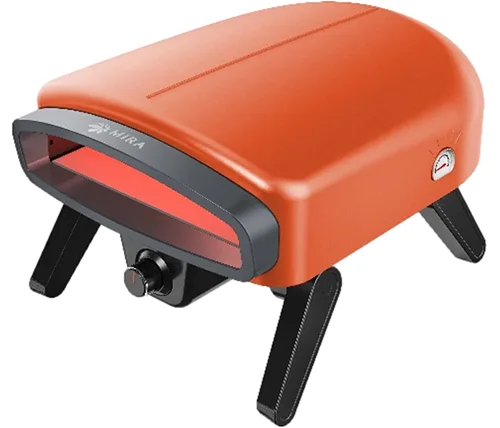 טאבון פיצה ביתי בצבע כתום 14 אינץ' Mira P-140 – משלוח חינם