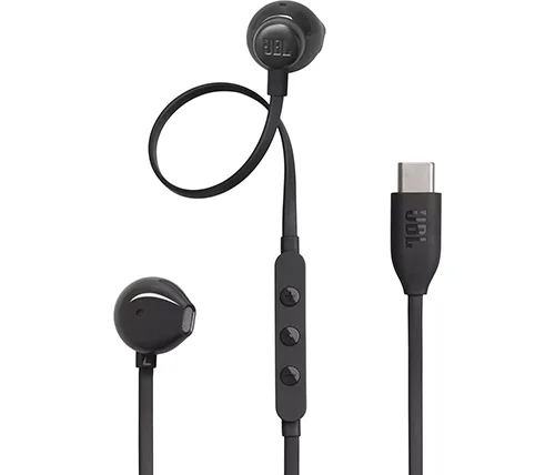 אוזניות JBL חוטיות Tune 305C USB-C בצבע שחור