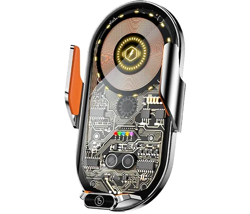 מתקן לטלפון לרכב עם פתיחה וסגירה אוטומטית + מטען אלחוטי SH140 15W