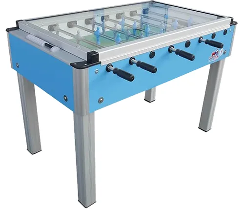 שולחן כדורגל חוץ מקצועי 137 ס"מ עם זכוכית מחוסמת Roberto Sport Summer Free cover - משלוח חינם