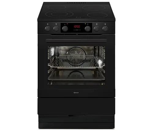 תנור אפיה משולב כיריים קרמיות בנפח 77 ליטר Gram EK 16642-92 B בצבע שחור – משלוח חינם