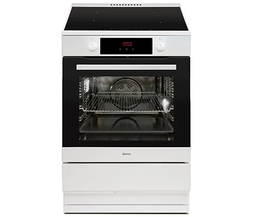 תנור אפיה משולב כיריים אינדוקציה בנפח 77 ליטר Gram EKI 16662-92 בצבע לבן – משלוח חינם