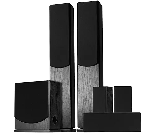 סט רמקולים למערכת קולנוע ביתי 5.1 ערוצים HYPER SOUND SP6360 440W בצבע שחור