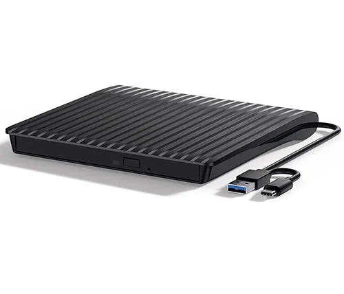 מציאון - צורב חיצוני Ivory Peripherals OPT-002 CD / DVD חיבור USB-A / UAB-C - מוחדש