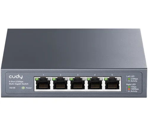 מתג לא מנוהל Cudy HS105 5-Port 2.5G Unmanaged Switch 