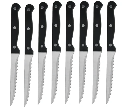 סט סכינים - סט 8 סכיני סטייק פרימיום עם להבי 4.5 אינץ' מנירוסטה Allwin Houseware