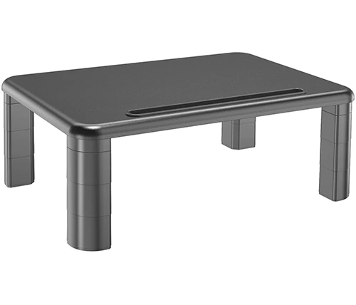 מעמד הגבהה מתכוונן למסך עד 27 אינץ' - צבע שחור - Ivory Peripherals