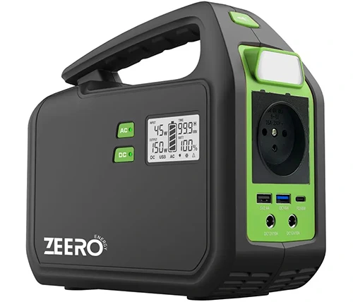 תחנת כוח ניידת זירו אנרג'י Zeero Energy 150 TREK 150W – משלוח חינם