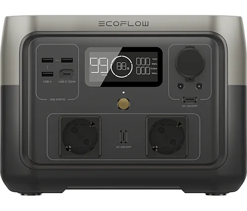 תחנת כוח ניידת EcoFlow EcoFlow RIVER 2 Max 512Wh - משלוח חינם