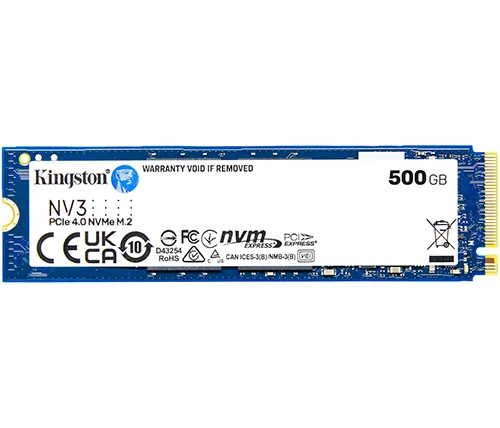 כונן Kingston 500GB NV3 PCIe 4.0 NVMe SSD M.2