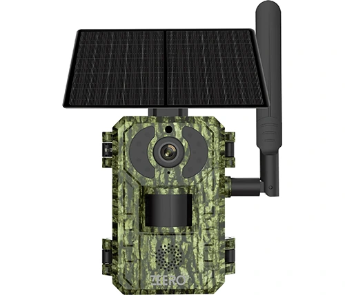 מצלמת אבטחה סולארית לשטח פתוח Zeero Energy ARMY 2K עם SIM