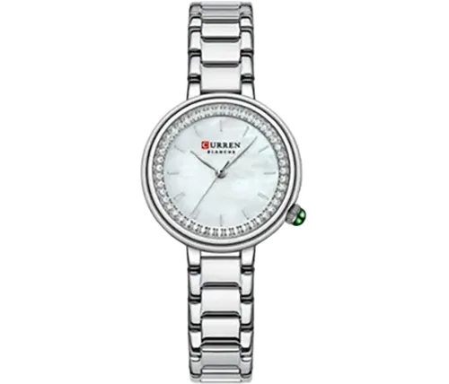 שעון יד אנלוגי לנשים 30 מ''מ Curren צבע כסוף דגם CRN-W9089SILVERW
