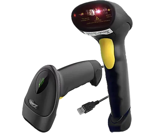 סורק ברקודים חוטי בטכנולוגיית D1 של Ivory Peripherals דגם IV-SCANNER-WIRD2