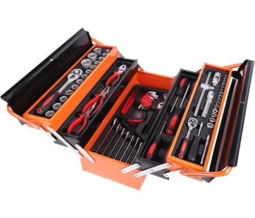 ארגז כלים מקצועי ממתכת עם 68 כלי עבודה Ivory Tools 