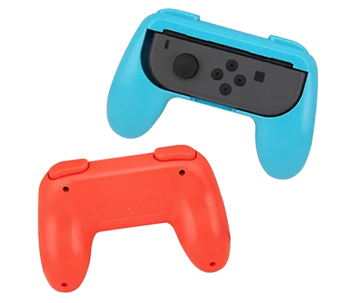 זוג גריפים תואמים JOY-CON נינטנדו סוויץ' - דגם HS-SW150 בצבע כחול ואדום