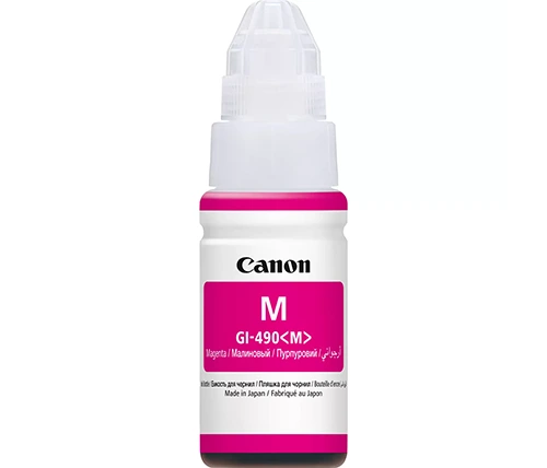 בקבוק דיו Canon GI-490 M מג'נטה למדפסת קנון